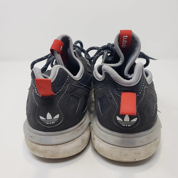 Adidas Originals Tubular Runner Weave Athletic Shoes Size 8 Mens Gray Red - Picture 5 of 8